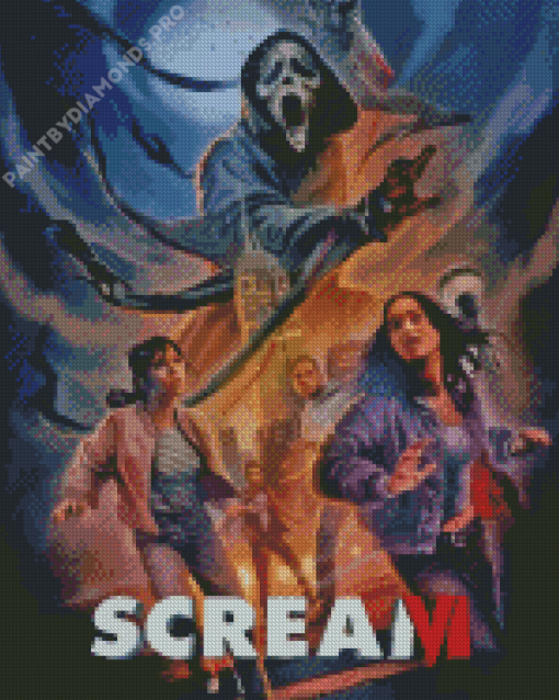 Scream 6 Horror Film Diamond Painting