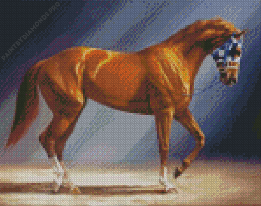 Secretariat Horse Diamond Painting