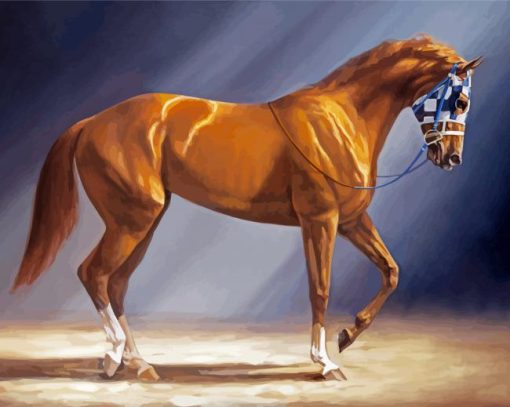 Secretariat Horse Diamond Painting