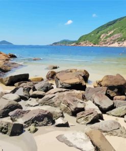 Shek O Beach Diamond Painting