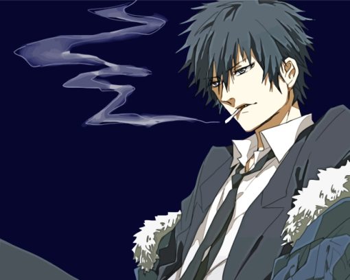 Shinya Kogami Smoking Diamond Painting