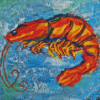 Shrimp Art Diamond Painting