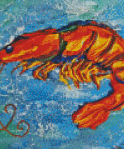 Shrimp Art Diamond Painting