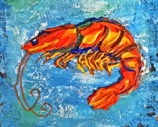 Shrimp Art Diamond Painting