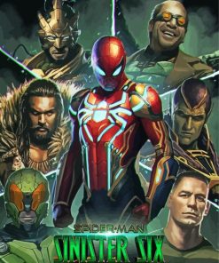 Sinister Six Poster Diamond Painting