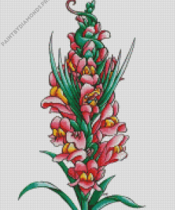 Snapdragons Art Diamond Painting