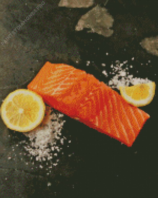 Steelhead Meat Plate Diamond Painting