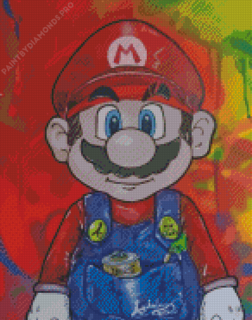 Super Mario Bros Diamond Painting