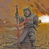 Templar Knight Art Diamond Painting