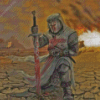 Templar Knight Art Diamond Painting