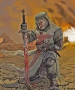 Templar Knight Art Diamond Painting