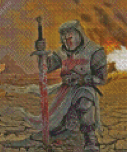 Templar Knight Art Diamond Painting