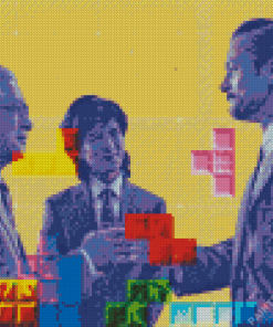 Tetris Characters Art Diamond Painting