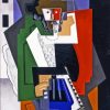 The Abstract Accordion Player Diamond Painting