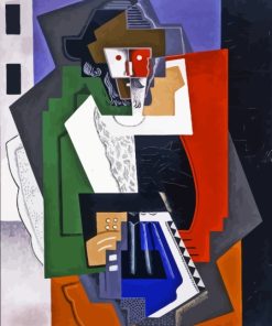 The Abstract Accordion Player Diamond Painting