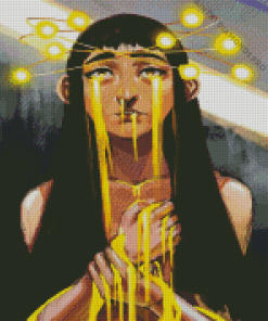 The Gold Tears Art Diamond Painting