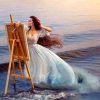 The Painter Woman Diamond Painting