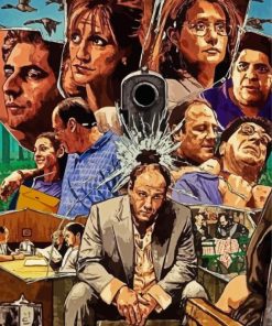 The Sopranos Drama Serie Diamond Painting