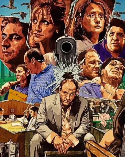 The Sopranos Drama Serie Diamond Painting