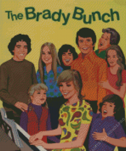 The Brady Bunch Illustration Diamond Painting