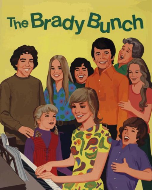 The Brady Bunch Illustration Diamond Painting