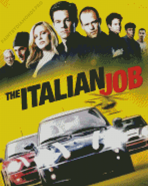 The Italian Job Poster Diamond Painting