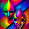 Theater Masks Diamond Painting