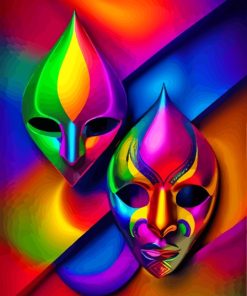 Theater Masks Diamond Painting