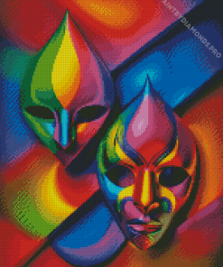 Theater Masks Diamond Painting