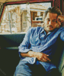 Travis Fimmel In A Car Diamond Painting