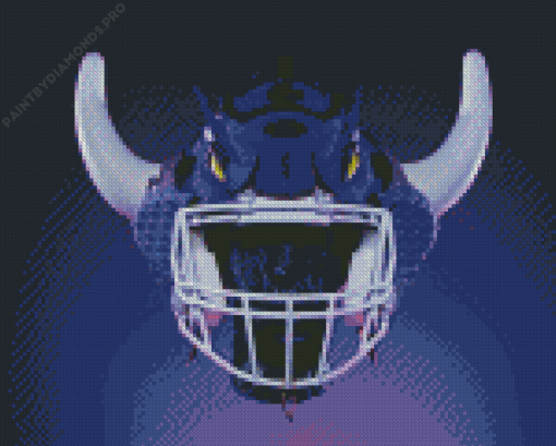 Vikings Team Helmet Diamond Painting