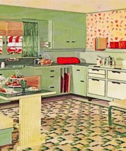 Vintage Kitchen Art Diamond Painting