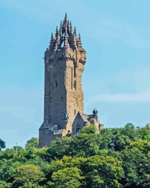 Wallace Monument Diamond Painting