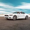 White Ford Mustang Diamond Painting