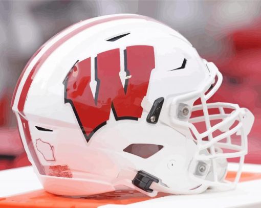 Wisconsin Badgers Helmet Diamond Painting