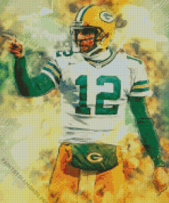 Aaron Green Bay Packers Diamond Painting