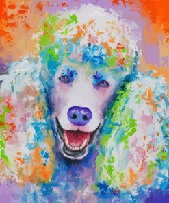 Abstract Colorful Poodle Diamond Painting