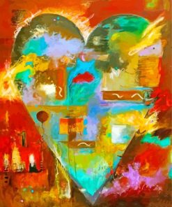 Abstract Heartbreak Diamond Painting