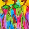 Abstract Three Women Diamond Painting