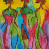 Abstract Three Women Diamond Painting