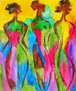 Abstract Three Women Diamond Painting