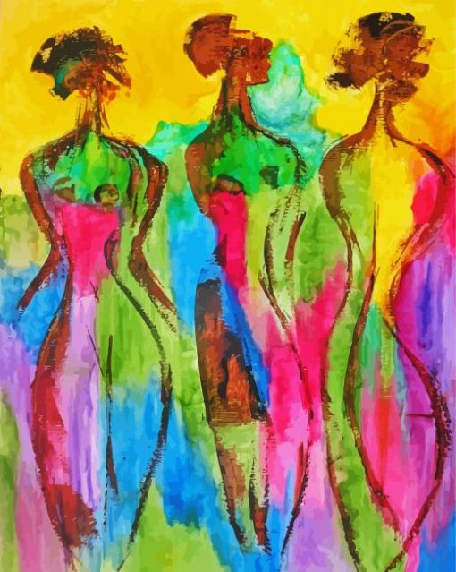 Abstract Three Women Diamond Painting