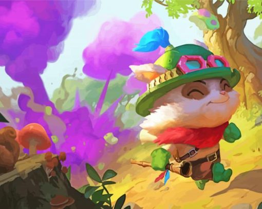 Adventurous Teemo Diamond Painting