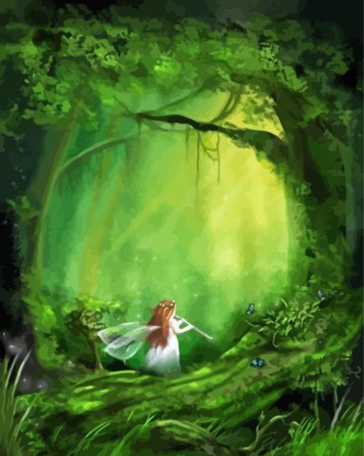 Aestehtic Fairy Forest Diamond Painting