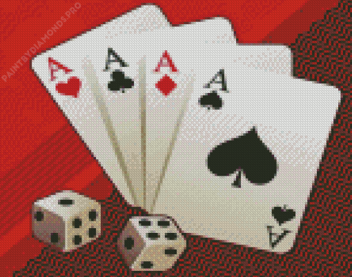 Aesthetic Casino Cards Diamond Painting