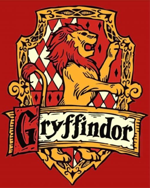 Aesthetic Gryffindor Diamond Painting