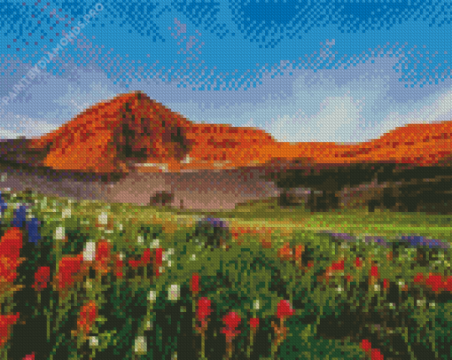 Aesthetic Mt Timpanogos Diamond Painting