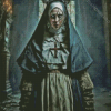 Aesthetic Scary Nun Diamond Painting