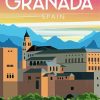 Alhambra Spain Poster Diamond Painting