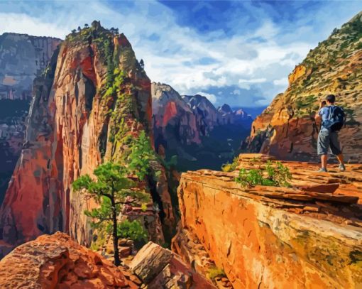 Angels Landing Zion Diamond Painting